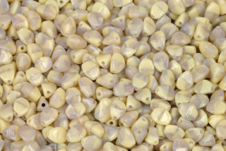 Mačkaná pohanka klasik 5x4 mm, 30 ks - žíhaná sytá isabela/fialková