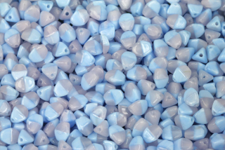 Mačkaná pohanka klasik 5x4 mm, 30 ks - žíhaná sytá modrá/fialková