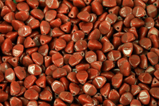 Mačkaná pohanka klasik 5x4 mm, 30 ks - jemně žíhaná hnědá