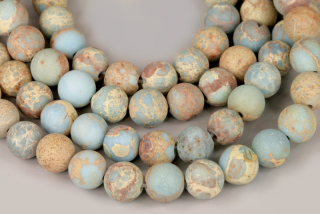 Minerální korálky - kulička 8 mm, 1 ks - regalit (jaspis), matný