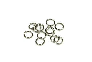 Spojovací kroužek 6 mm/0,8 mm, galva antracit, 10 ks (ČR)