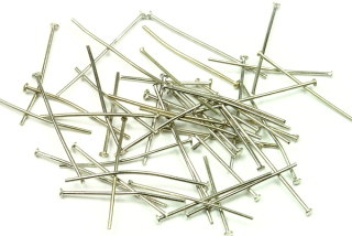 Ketlovací nýty MIX 15-30 mm, galva platina, 10 g (cca 115 ks) (ČR)