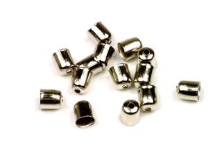 Kaplík koncový rovný 6x5 mm, galva platina, 2 ks