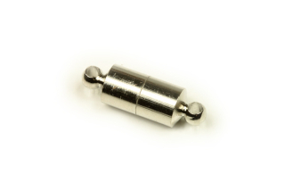 Magnetické zapínání váleček 19x6 mm, galva platina, 1 ks