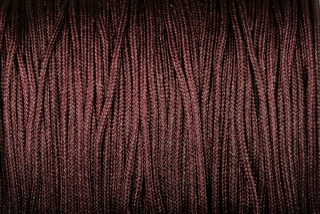 Nylonová šňůrka vázací, průměr 0,8 mm, metráž 1 m - tmavě hnědá