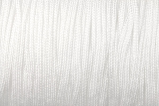 Nylonová šňůrka vázací, průměr 0,8 mm, metráž 1 m - bílá