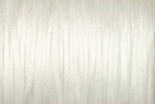 Saténová šňůrka průměr 1 mm, cívka 70 m - bílá