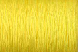 Nylonová šňůrka vázací, průměr 0,8 mm, metráž 1 m - sluníčkově žlutá
