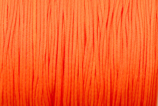 Nylonová šňůrka vázací, průměr 0,8 mm, metráž 1 m - oranžová, NEON