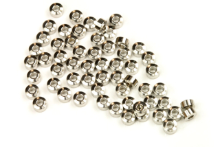 Korálky z nerezové oceli AISI 304, mezidíl úzký váleček 4x2 mm, 10 ks