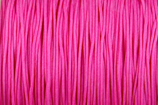 Nylonová šňůrka vázací, průměr 0,5 mm, metráž 1 m - růžová