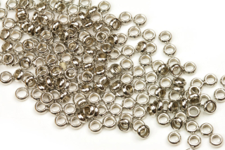 Korálky z nerezové oceli AISI 304, mezidíl disk 4x1,5 mm, 10 ks