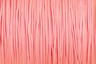 Nylonová šňůrka vázací, průměr 0,8 mm, metráž 1 m - růžová baby pink (light coral)