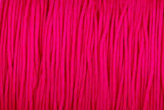 Nylonová šňůrka vázací, průměr 0,8 mm, metráž 1 m - výraznější fuchsiově růžová