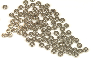 Korálky z nerezové oceli AISI 304, mezidíl disk 4x1,7 mm, 10 ks