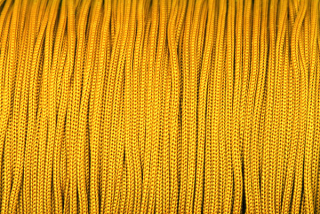 Nylonová šňůrka vázací, průměr 0,8 mm, metráž 1 m - okrově hnědá, žlutohnědá