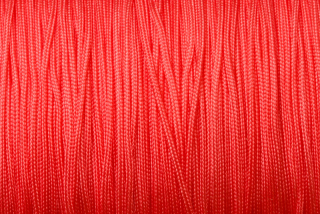 Nylonová šňůrka vázací, průměr 0,8 mm, metráž 1 m - oranžovočervená, tomato