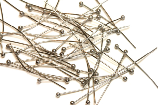 Ketlovací nýty s kuličkou 30 mm/0,5 mm, nerezová ocel AISI 304, bal. 20 ks