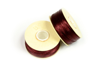 NYMO nit B (0,2 mm), 66 m, vínově červená (burgundy)