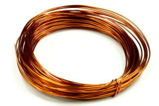 Měděný drát lakovaný 0,4 mm, návin 5 m