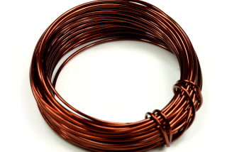 Měděný drát lakovaný 0,9 mm, návin 5 m