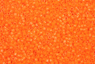 Rokajlové korálky Miyuki Delica 11/0 - Opague Mandarin (DB1133), 5 g