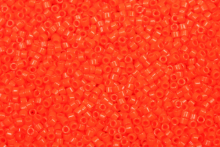 Rokajlové korálky Miyuki Delica 11/0 - Opague Orange (DB722), 5 g