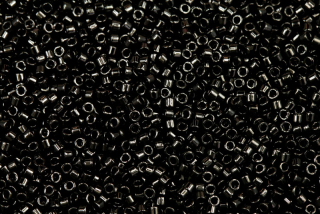 Rokajlové korálky Miyuki Delica 11/0 - Black (DB010), 5 g