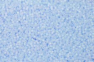 Rokajlové korálky Miyuki Delica 11/0 - Opague Light Sky Blue Ceylon (DB1537), 5 g