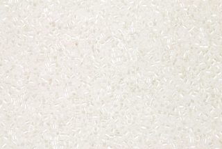 Rokajlové korálky Miyuki Delica 11/0 - Lined Crystal White Luster (DB231), 5 g