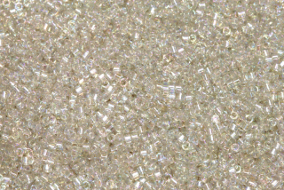 Rokajlové korálky Miyuki Delica 11/0 - Transparent Gray Mist AB (DB1251), 5 g