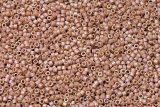 Rokajlové korálky Miyuki Delica 11/0 - Frost Opaque Glaze Rainbow Amethyst (DB2321), 5 g