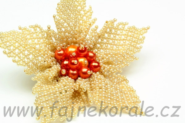 TOP Rokajl Preciosa 11/0 (2,0 - 2,2 mm) RH, 20 g - krémová shell (46113)