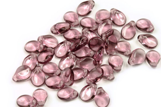PRECIOSA Pip™ 5x7 mm, 30 ks - transparentní fialová, ametyst