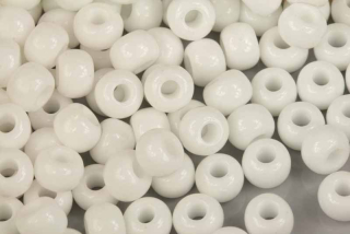 PRECIOSA rokajl 34/0 (8,3 - 8,8 mm) RH, bal. 50 g - sytá bílá, křída