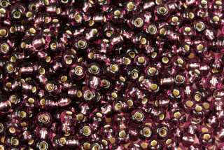 Rokajl Preciosa 6/0 (3,7 - 4,3 mm) RH, bal. 50 g - transp. ametystově fialová, SL