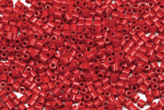 PRECIOSA Tubes-RH, válečky 2,5x2,5 mm, bal. 50 g - sytá červená