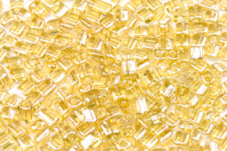 PRECIOSA Oblongs Bevelled-RH, šikmý obdélník 3,5 mm, bal. 50 g - transp. topaz, sfinx