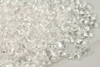 TOP rokajl PRECIOSA Drops 5/0 (4,6 mm), bal. 20 g - krystal (00050)