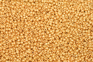 PRECIOSA rokajl 10/0 (2,2 - 2,4 mm) RH, bal. 50 g - terra metalická oranžová, matná