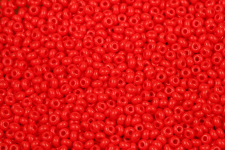 PRECIOSA rokajl 8/0 (2,8 - 3,2 mm) RH, bal. 50 g - sytá korálově červená