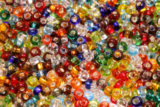 PRECIOSA rokajl MIX 6/0 (3,7 - 4,3 mm), bal. 50 g - mix transp. barev, SL