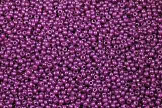 PRECIOSA rokajl 10/0 (2,2 - 2,4 mm) RH, bal. 50 g - fialová, solgel alabastr