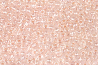 PRECIOSA rokajl 6/0 (3,7 - 4,3 mm) RH, bal. 50 g - krystal, růžový metalic. vtah, sfinx