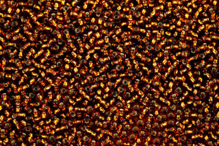 PRECIOSA rokajl 8/0 (2,8 - 3,2 mm) SH, bal. 50 g - transp. tmavší hnědý topaz, SL