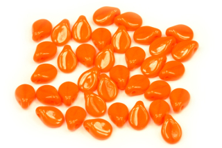 PRECIOSA Pip™ 5x7 mm, 30 ks - sytá oranžová