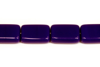 Mačkaný obdélník 15x10 mm, 11 ks/16 cm - sytá modrá