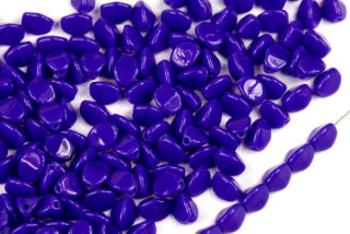 Mačkaná pohanka klasik 5x4 mm, 30 ks - sytá modrá