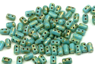 Matubo Rulla™ 3x5 mm, bal. 10 g - úprava picasso na sytém tyrkysu