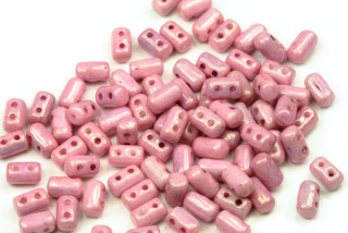 Matubo Rulla™ 3x5 mm, bal. 10 g - růžový listr Lila na křídě